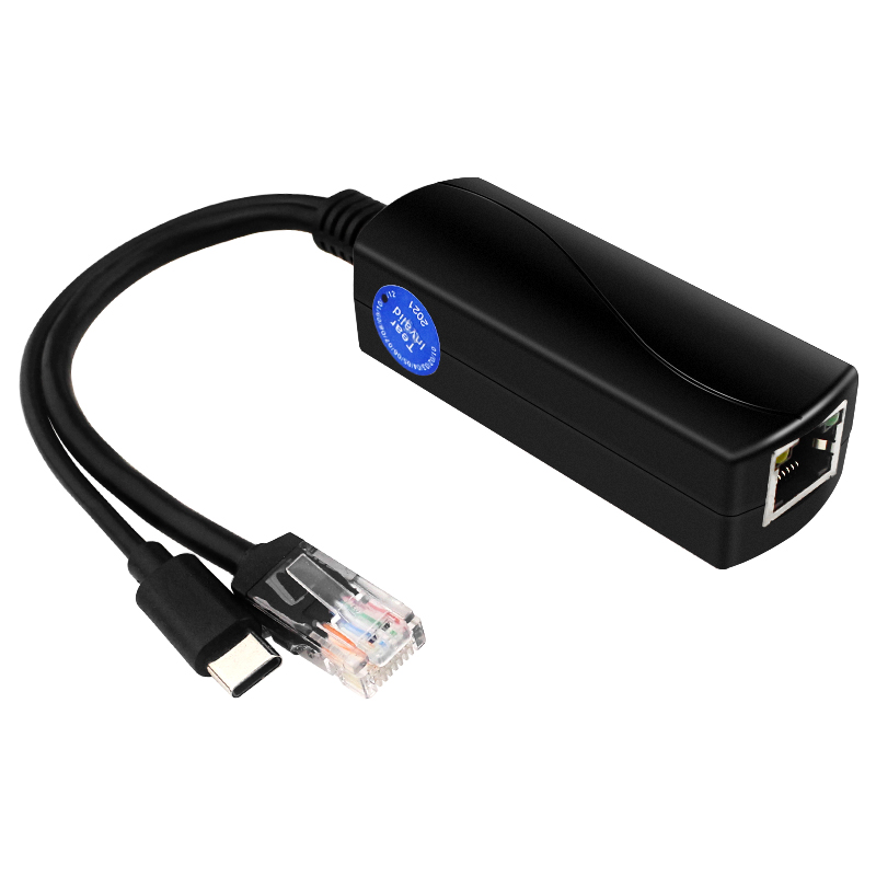 Power Over Ethernet - ギガビットテクノロジーを搭載した電源,USBタイプc,iee 802.3af, 10 mbps,100 mbps,1000mbps,5v,3a,4a,5v