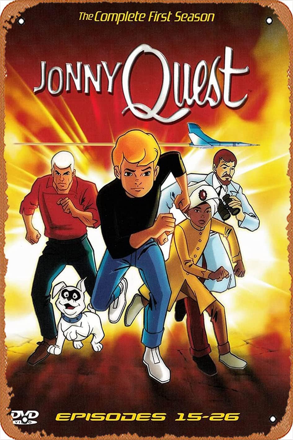 Office Quest - ジョニーキュースト (テレビシリーズ 1964-1965) メタルサイン レトロな壁飾り 自宅