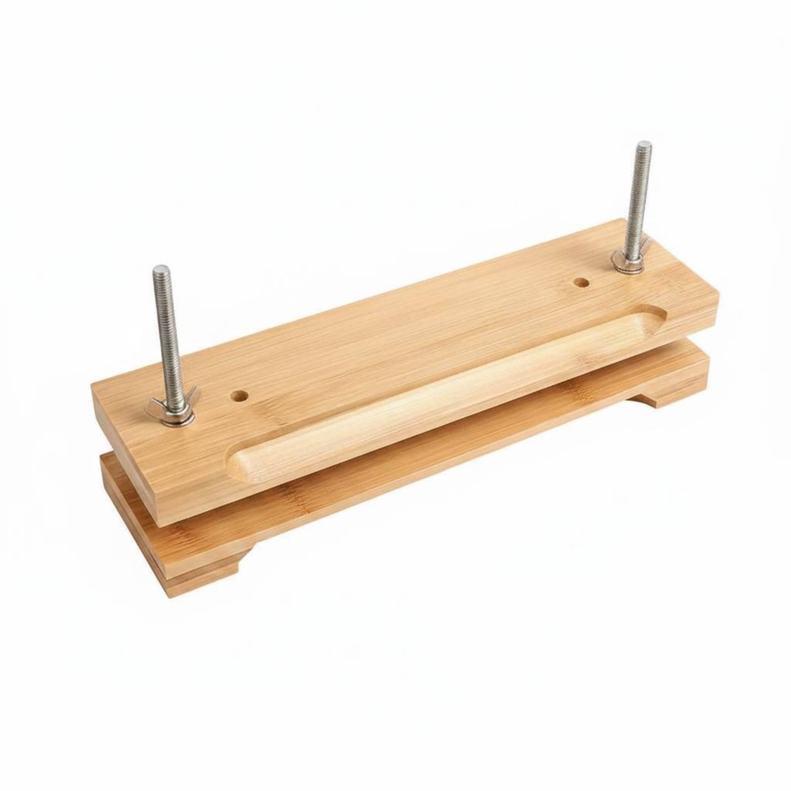 Binding Machine Comb - 木製の製本プレス機。家庭やオフィスでの多目的な製本作業に。両面使用可能。