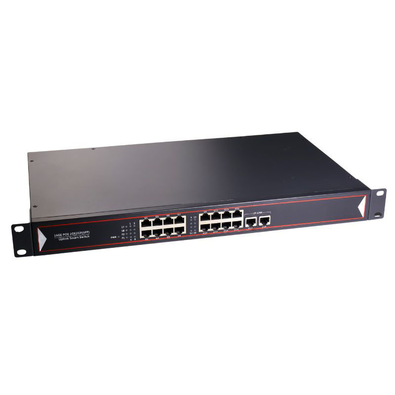 10/100/1000M対応、16ポートPoEスイッチ。2つ - Power Over Ethernet のレビューと価格