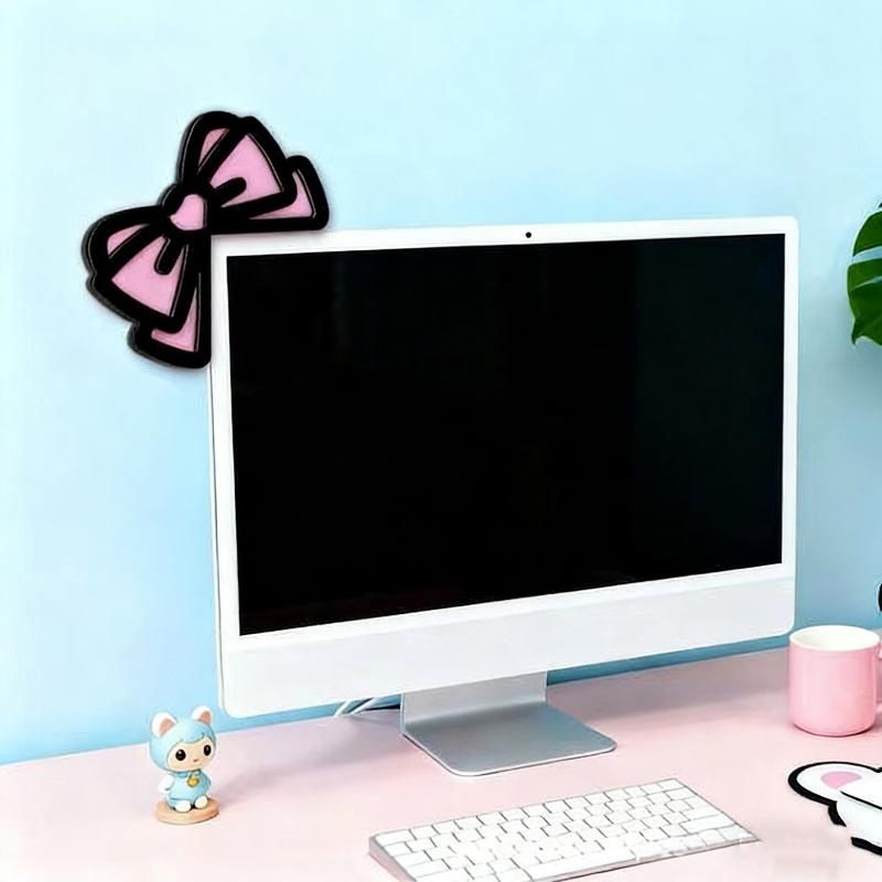 新しい 1/2 個木製ちょう結び PC アクセサリーかわいい - Office Technologies のレビューと価格