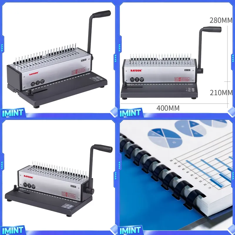 工場用コームバインダー Rayson SD-1201 ラバー - Binding Machine Comb のレビューと価格