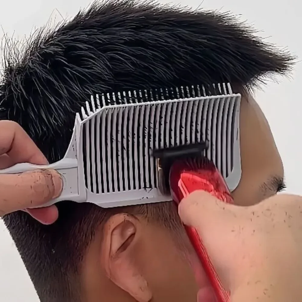 プロのサロン男性ヘアカットコームフェードコーム男性ヘアスタイ - Binding Machine Comb のレビューと価格