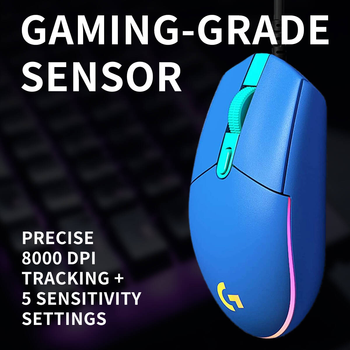 ロジクール G203 有線ゲーミングマウス RGBバックライ - Logitech Mouse G203 のレビューと価格