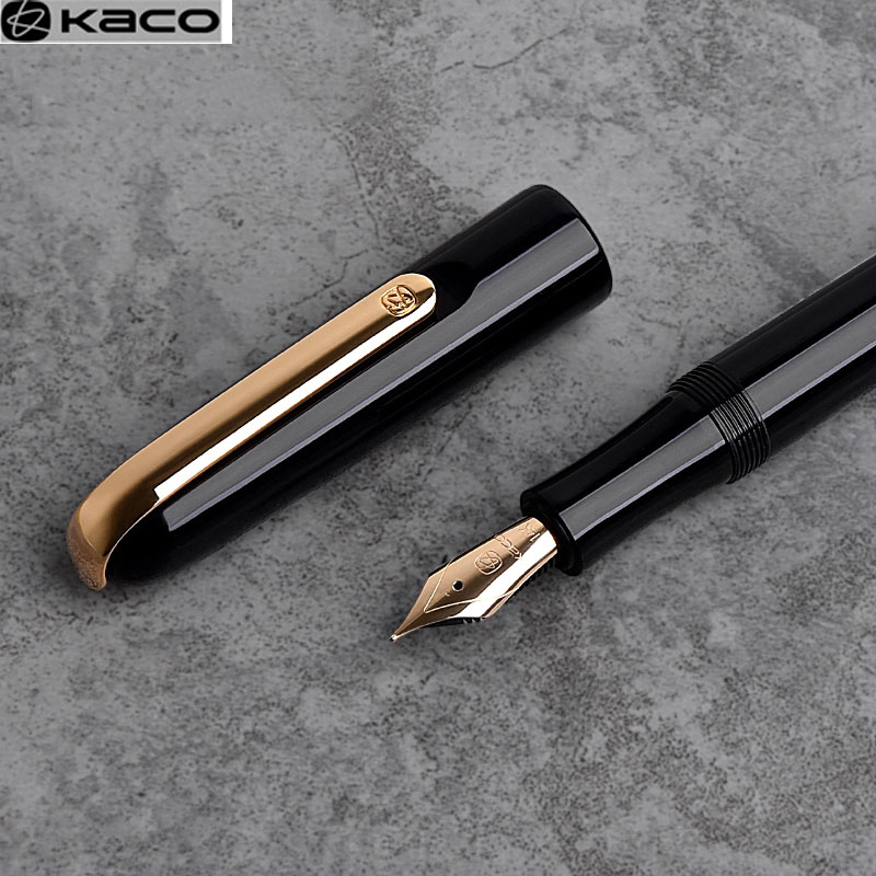 Kaco-高級万年筆,14k,ゴールドチップf 0.5mm, - Office Technician のレビューと価格