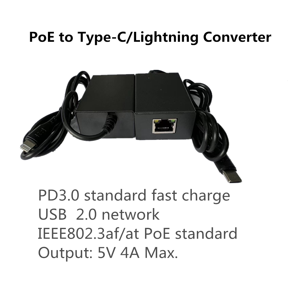 PoE パワーネットワークカードコンバーター USB Typ - Power Over Ethernet のレビューと価格