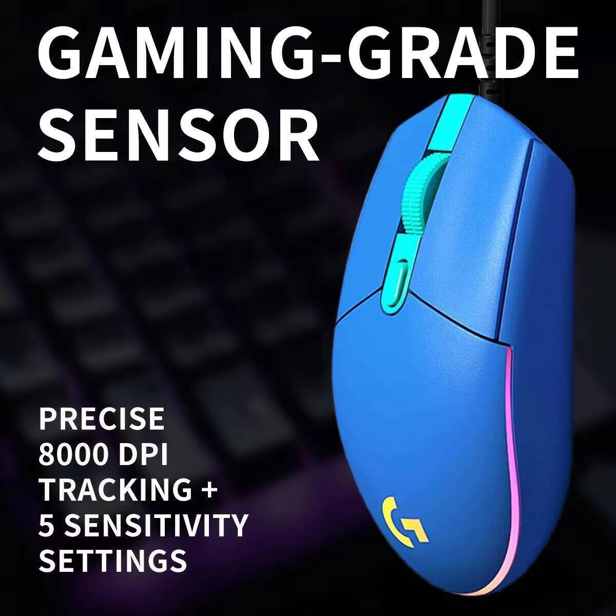 ロジクールG203有線ゲーミングマウス、リラックスした長時間 - Logitech Mouse G203 のレビューと価格